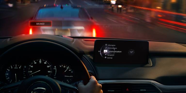 What is the interior of the 2023 Mazda CX-9 like?